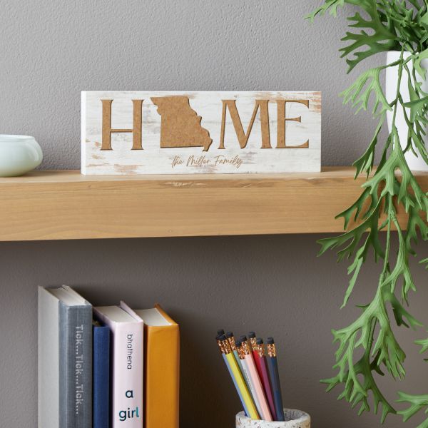 Home State Personalized Sign