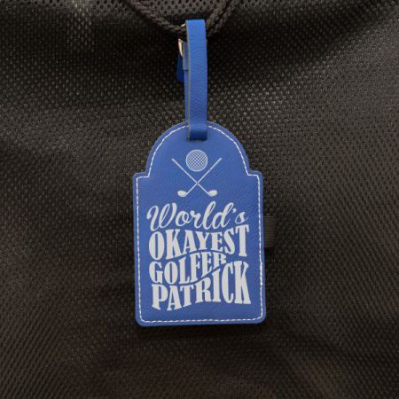 Okayest Golfer Personalized Golf Bag Tag