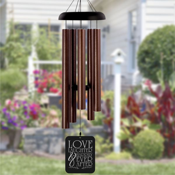 Personalized wind chime wedding gift