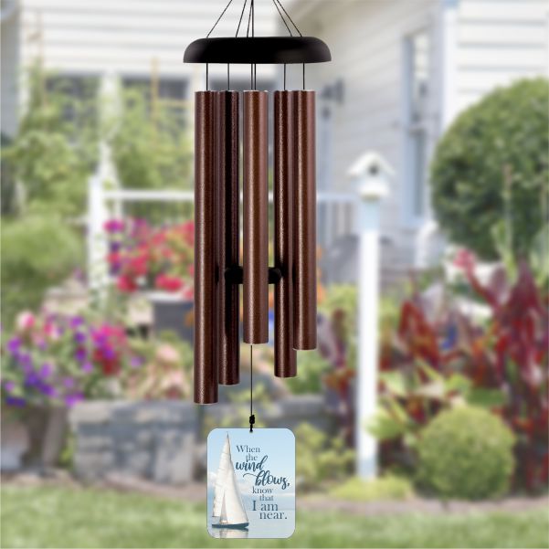 When the Wind Blows Bronze Wind Chime