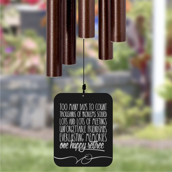 One Happy Retiree Retirement Wind Chime