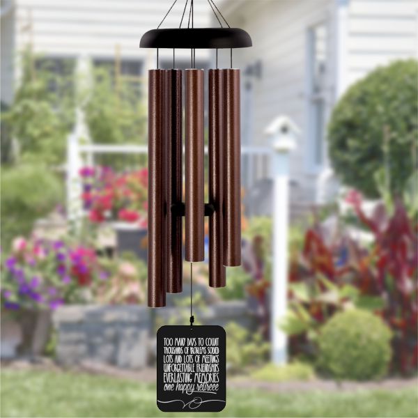 One Happy Retiree Personalized Wind Chime