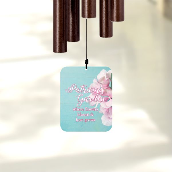 Love Grows in her Garden Personalized Wind Chime