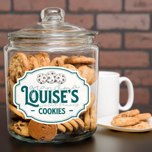 Grandma's Cookies Personalized Cookie Jar