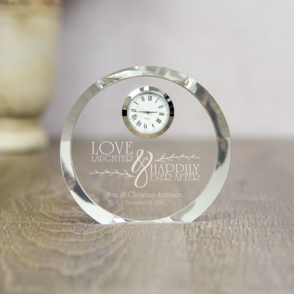 Personalized Clock Wedding Gift