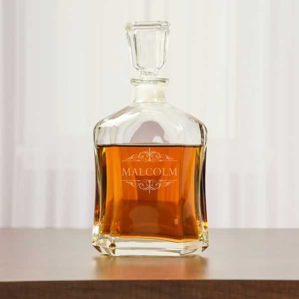 Gentleman's Personalized Whiskey Decanter