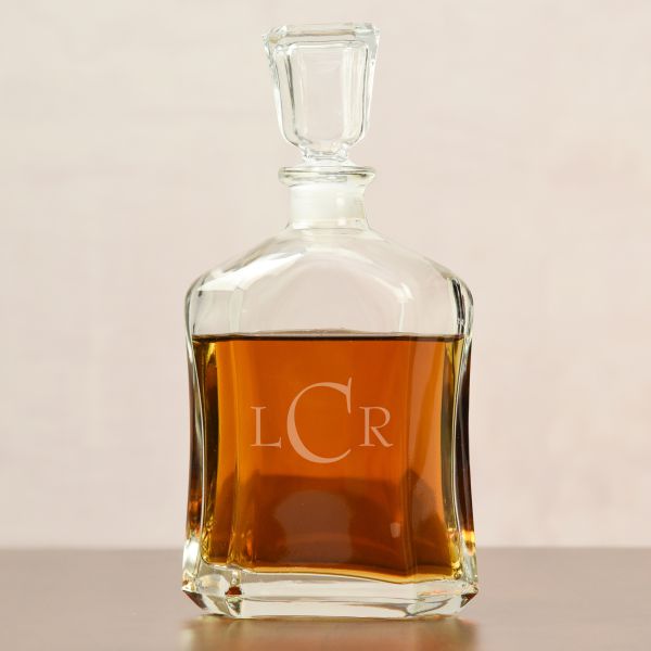 Engraved Whiskey Decanter