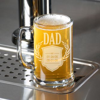 Established Dad Personalized Beer Mug