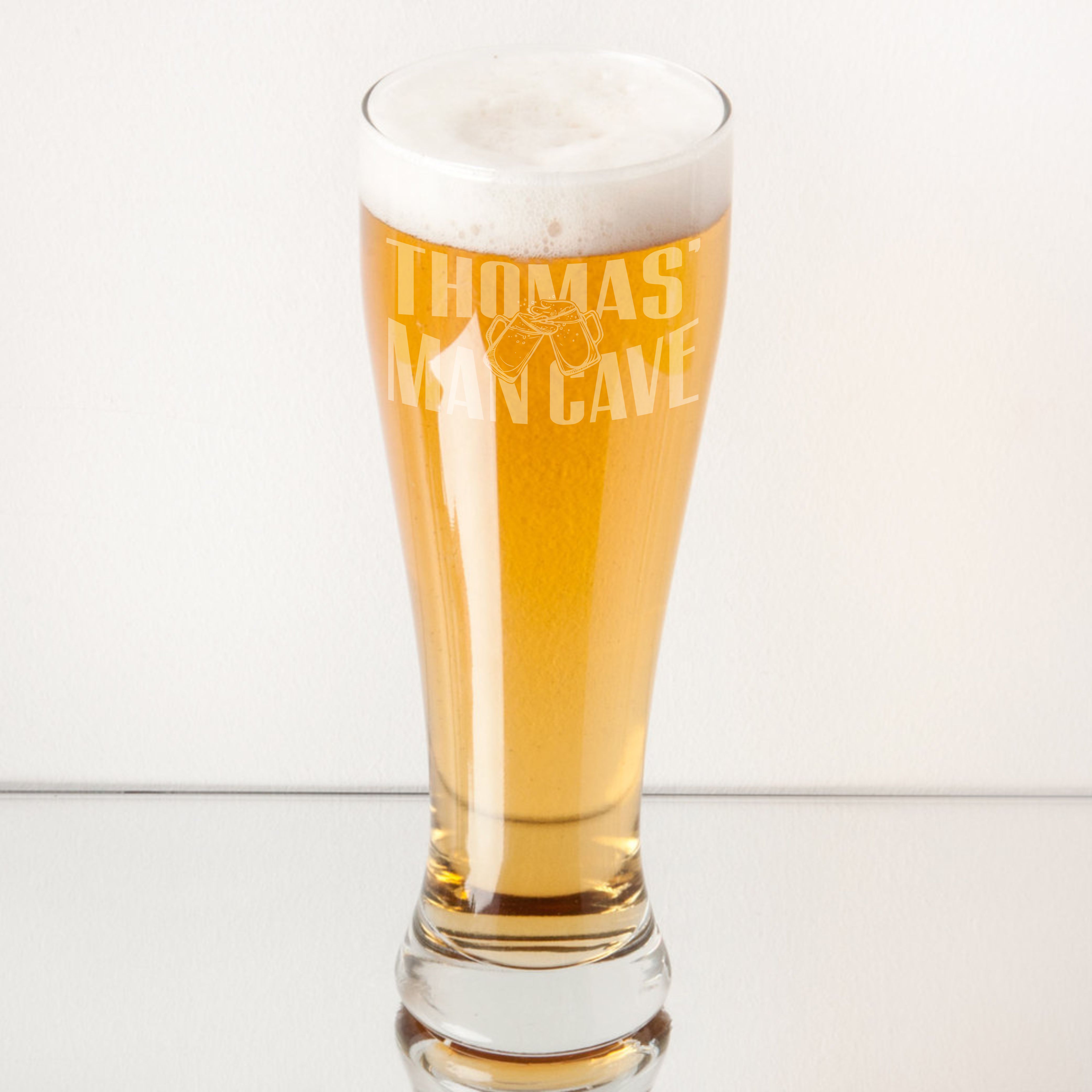 Man Cave Personalized Pilsner