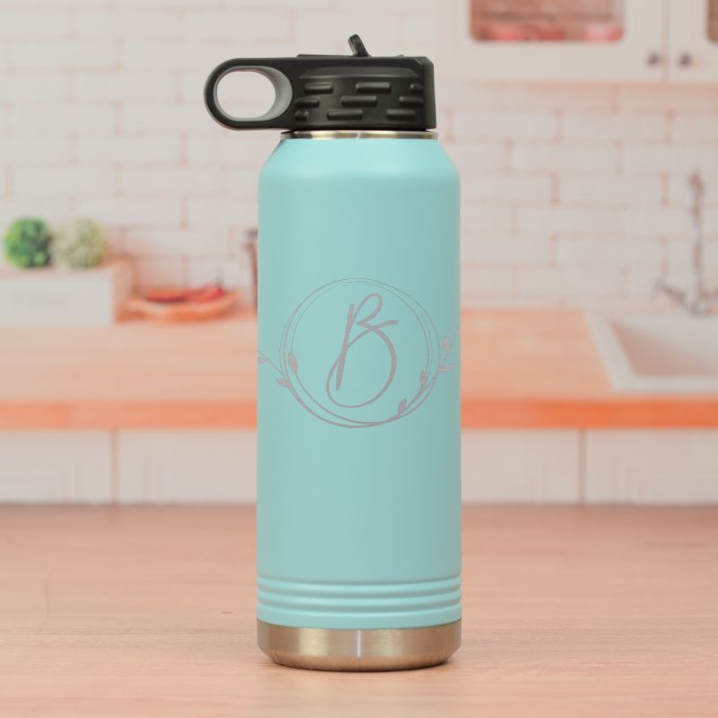 Monogram Water Bottle For Her