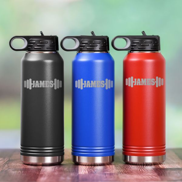 Heavy Lifter Personalized Water Bottle