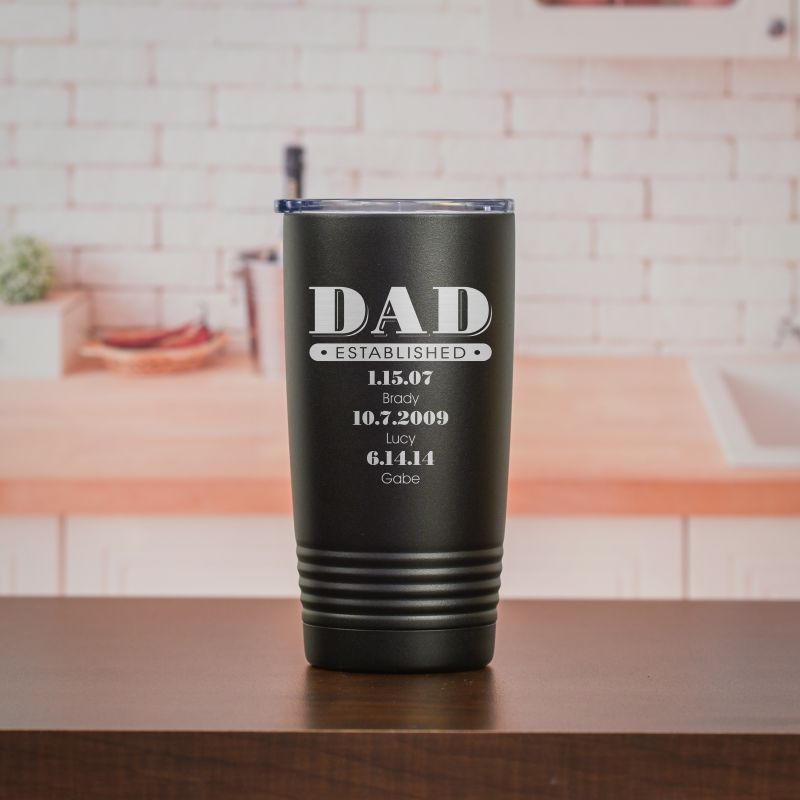 Personalized Travel mug for dad