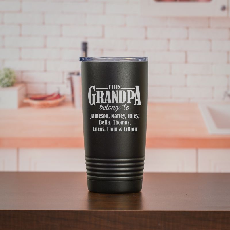 This Grandpa Belongs To... Travel Mug