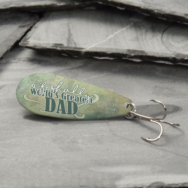 World's Greatest Dad Personalized Fishing Lure