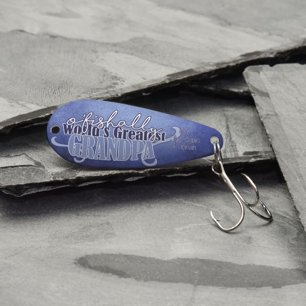 World's Greatest Grandpa Personalized Fishing Lure