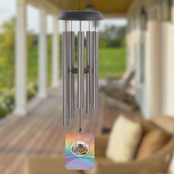 Rainbow Bridge Loss of Pet Memorial Wind Chime