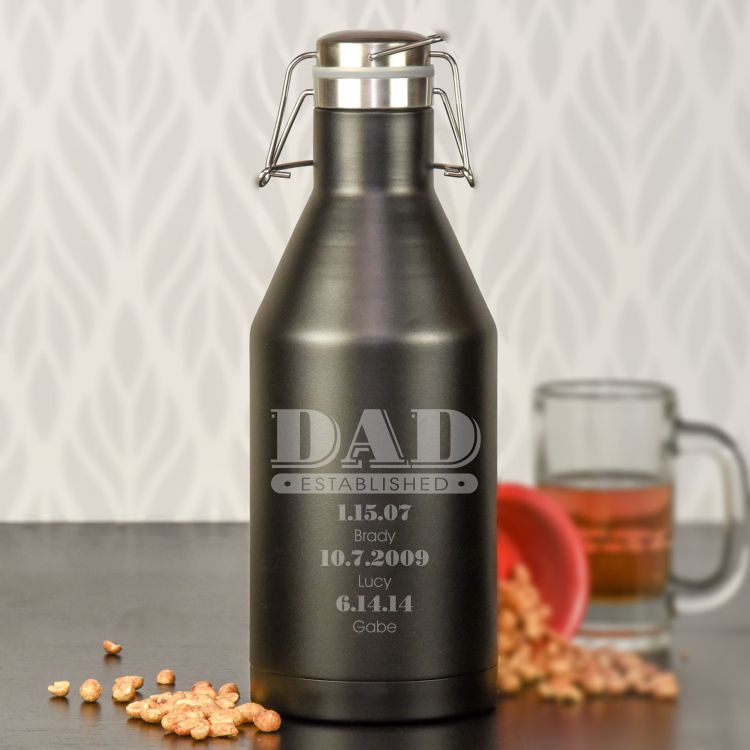 Established Dad Personalized Craft Beer Growler