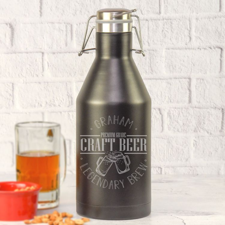Legendary Brew Personalized Craft Beer Growler