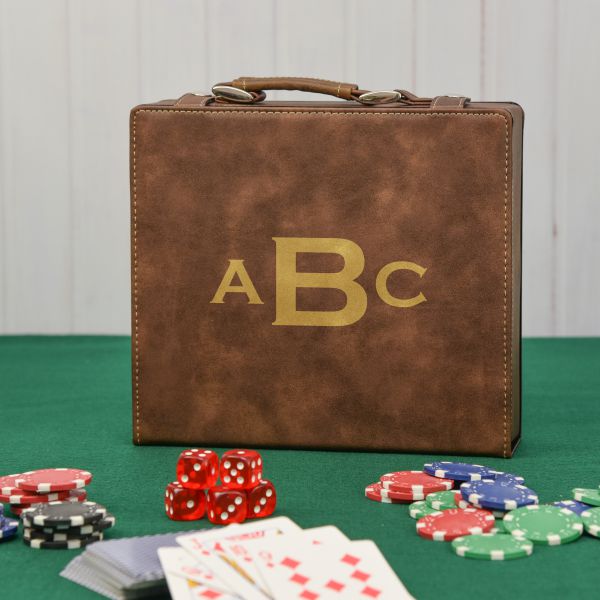 Monogram Poker Set