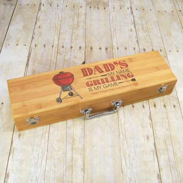 Dad's Grilling Personalized BBQ Tools