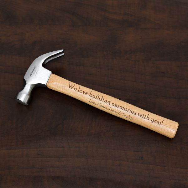 Building Memories Personalized Hammer