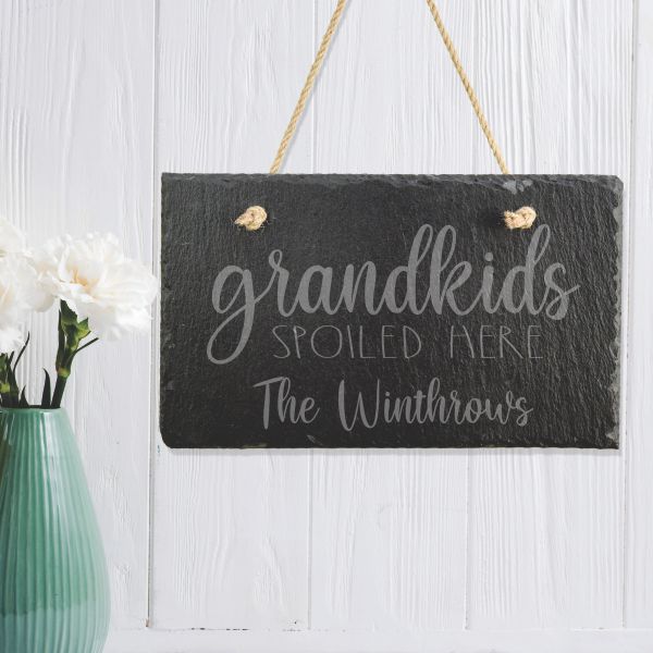 Grandkids Spoiled Here Wall Sign