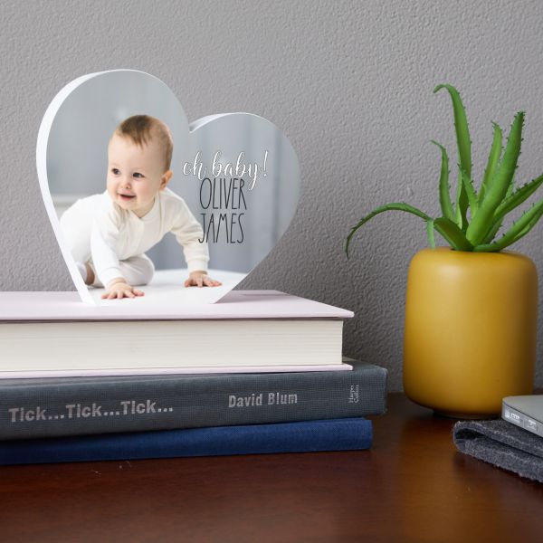 Oh' Baby Heart Plaque