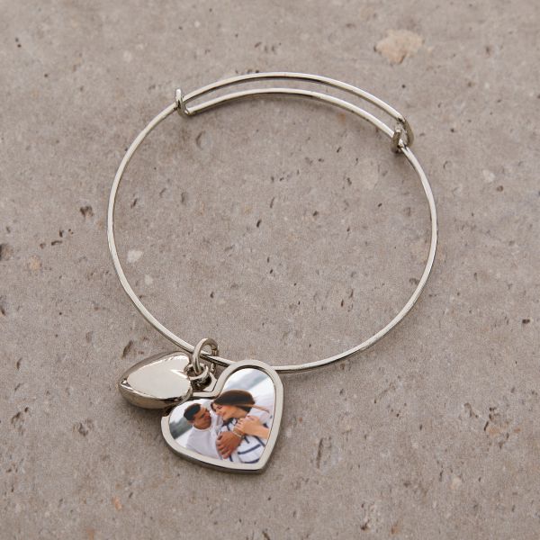 Personalized Photo Charm Bracelet