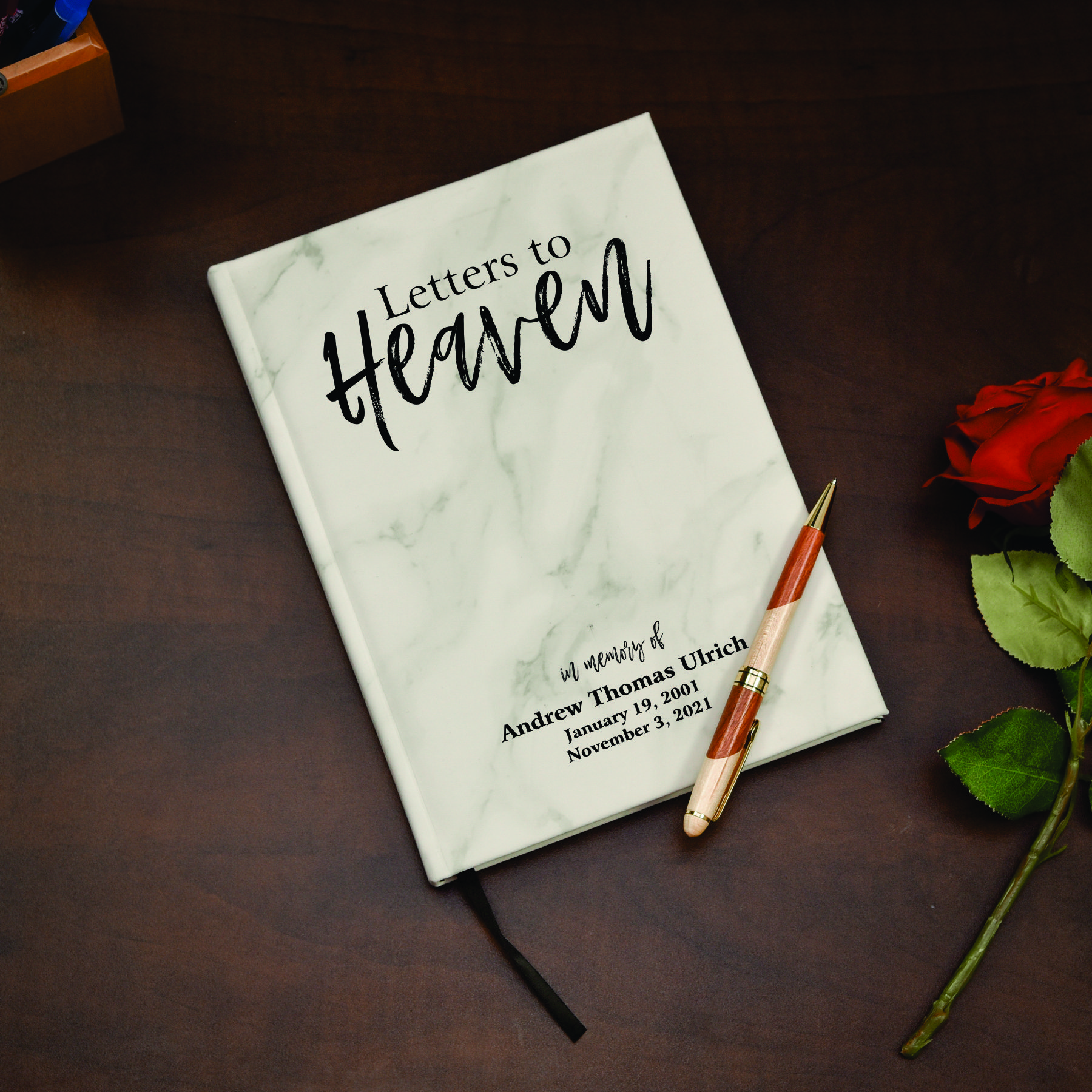 Letters to Heaven Personalized Memorial Journal