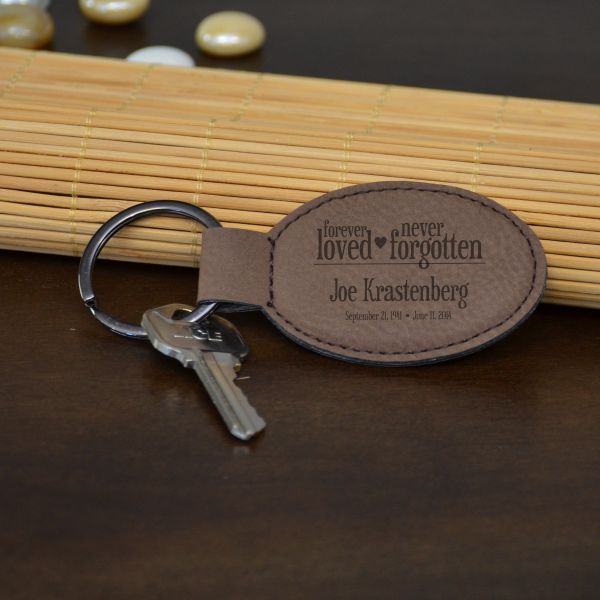 Never Forgotten Memorial Keychain