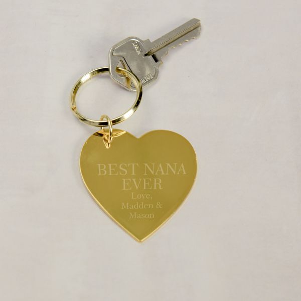 Best Nana Ever Personalized Keychain
