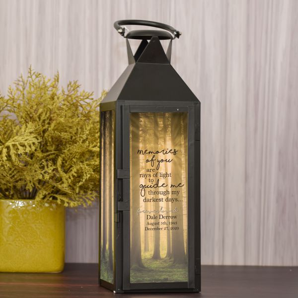 Personalized Memorial Lanterns to Remember a Loved One