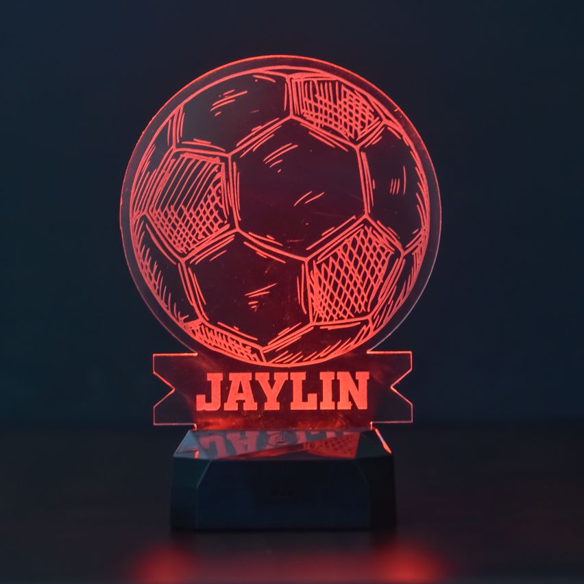 Personalized Soccer LED Sign