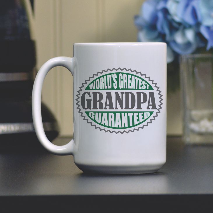 World's Greatest Grandpa Personalized Coffee Mug