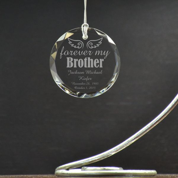Angel Brother Memorial Christmas Ornament