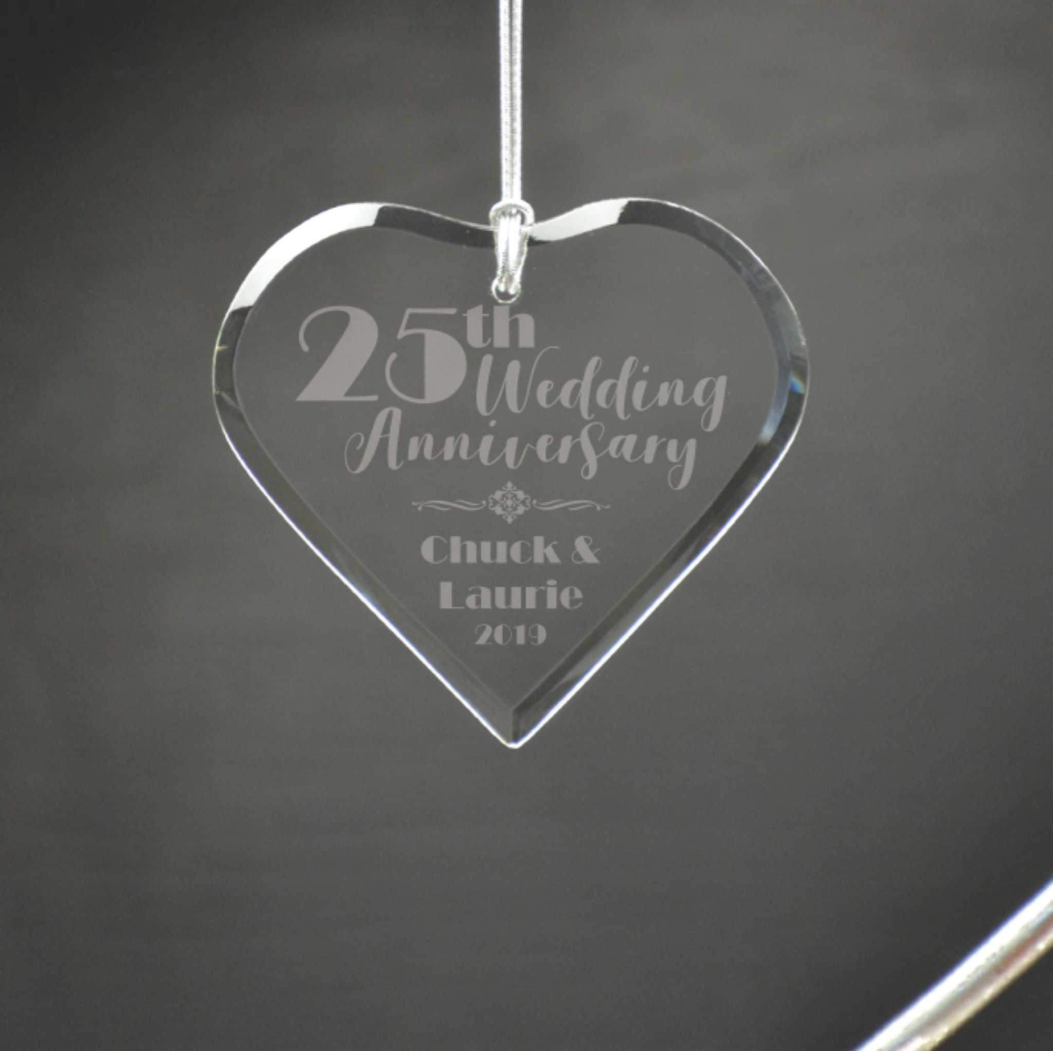 Couple's Anniversary Personalized Ornamet