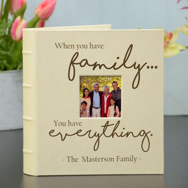 Personalized photo album for families