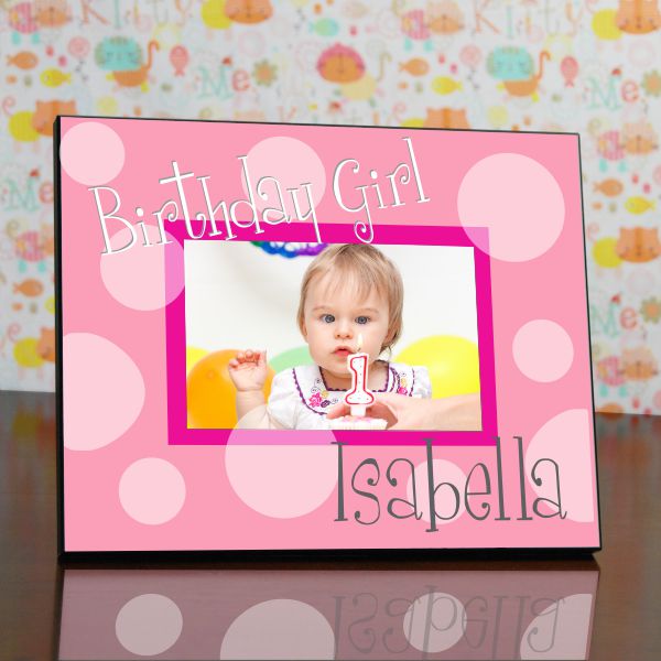 Polka Dot Birthday Frame