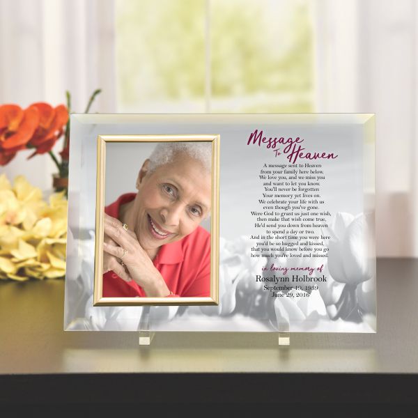 Message to Heaven Memorial Picture Frame
