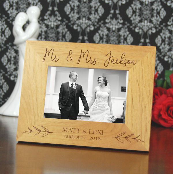 Mr & Mrs Personalized Picture Frame