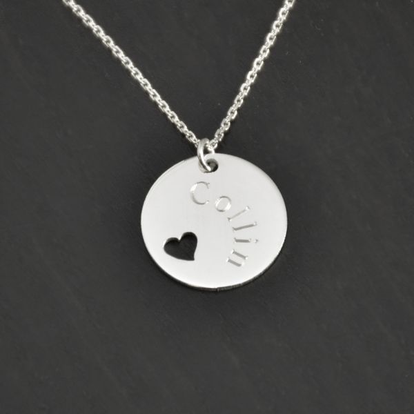 Pierced Heart Memorial Pendant