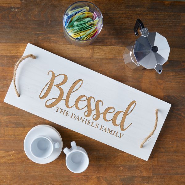 Blessed personalized serving board