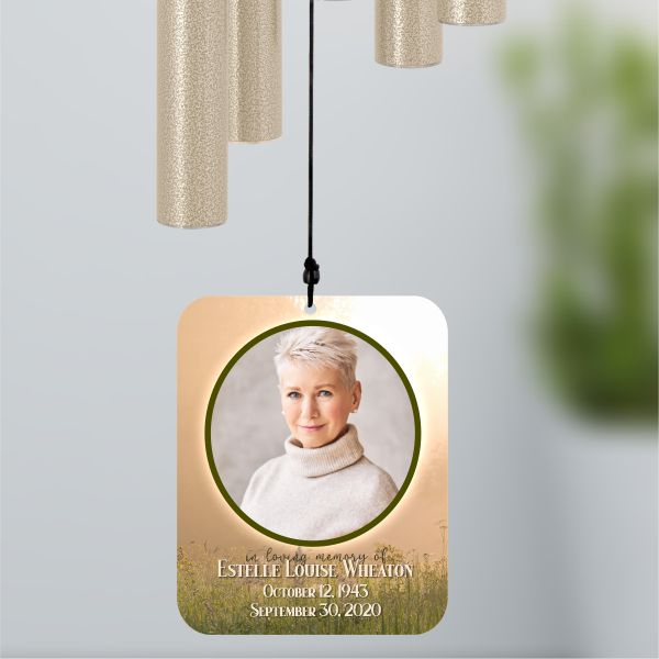 Memory of Memorial Portrait Wind Chime