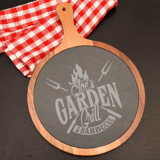 Garden Grill Personalized Cutting Board