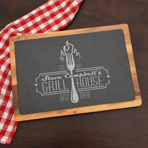 Grill House Personalized Cutting Board