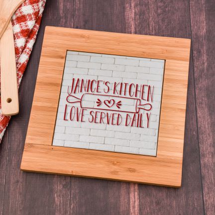 Personlized Trivet for Her Kitchen