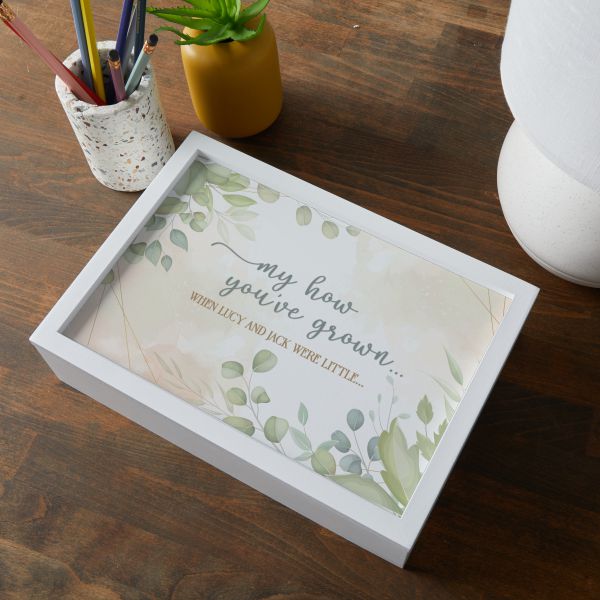 When They Were Little Personalized Keepsake box for mom